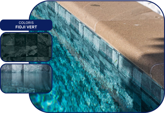 liner 85/100 ème fidji vert pierre de bali