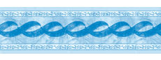 Frise olympia bleu