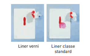 Test tâches liner verni