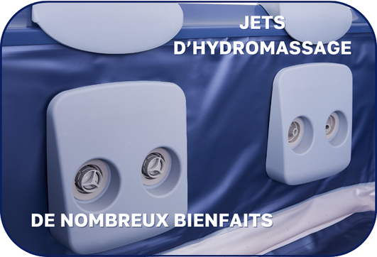 Buses d’hydromassage en fonctionnement