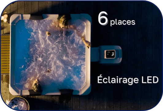 Confort ultime avec 6 places pour une détente absolue