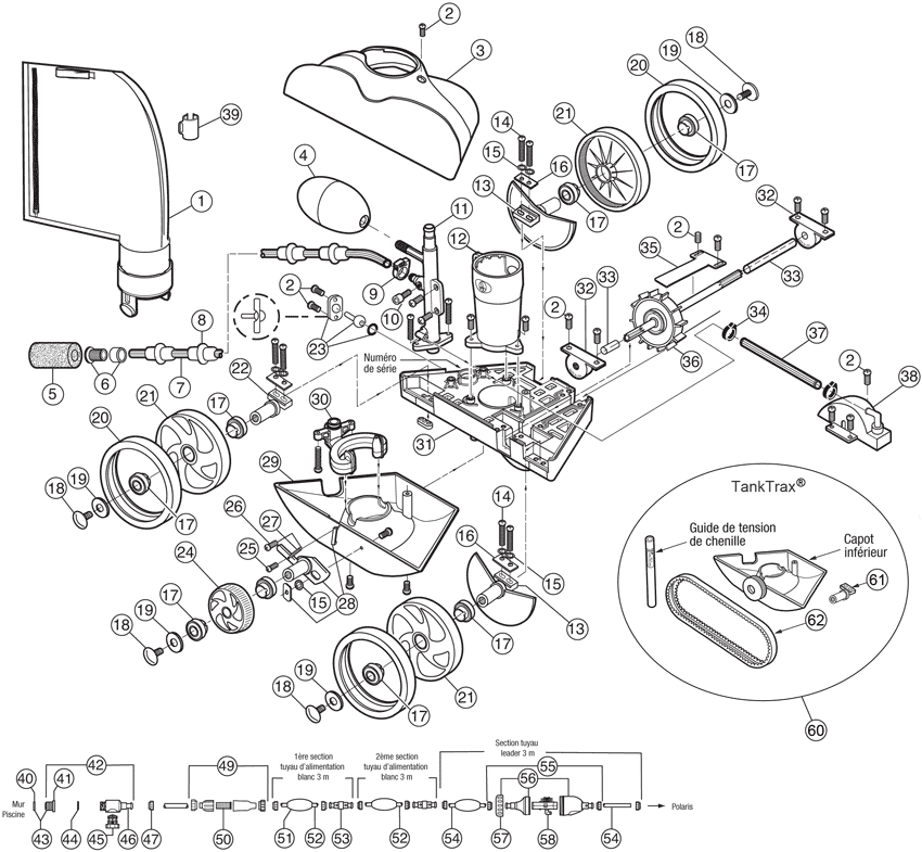 Filtre métallique pour filtre en ligne Polaris 280 - PISCINE ET SPAS