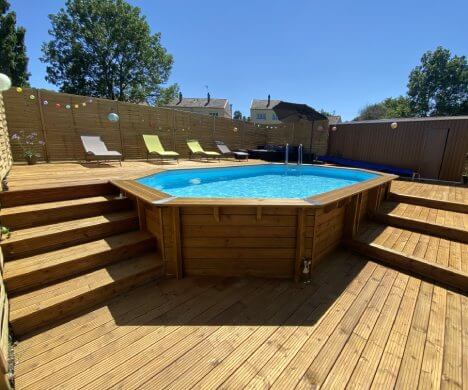 Piscine hors sol bois Grenade 2
