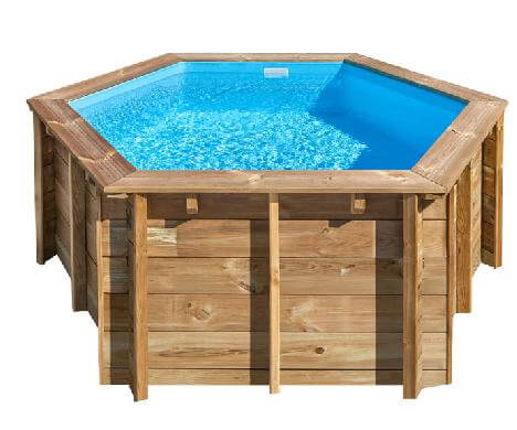 Piscine hors sol bois Lili 2