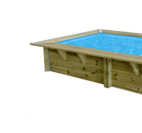 piscine bois rectangulaire 200 x 350 ubbink