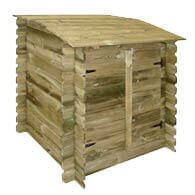 Coffre de filtration en bois piscine bois Sunbay