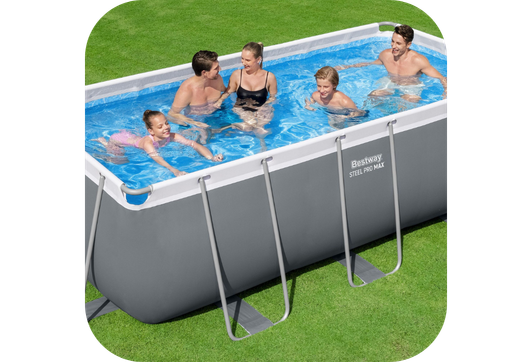 piscine tubulaire rectangulaire bestway 412 x 201