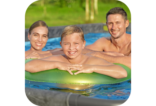 Piscine Bestway APX 365 tubulaire et rectangulaire pour un amusement de folie