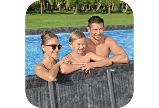 Piscine tubulaire rectangulaire Bestway APX 365,  pour un moment de détente en famille ou entre amis
