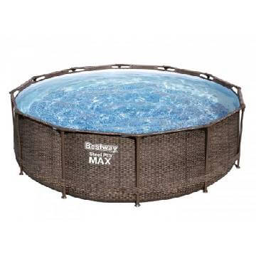 Piscine tubulaire Bestway Power Steel Vista 488 x 305 cm