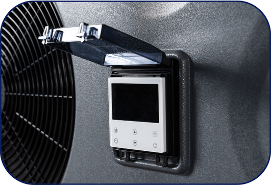 Affichage digital de la pompe à chaleur AEKO Style 155