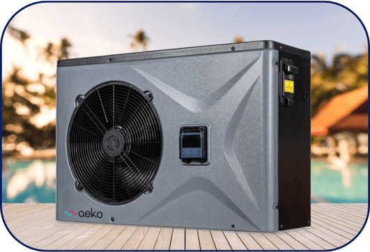 Pompe à chaleur AEKO Style installée en extérieur
