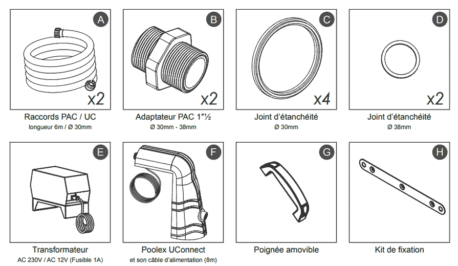 Accessoires Poolex UConnect