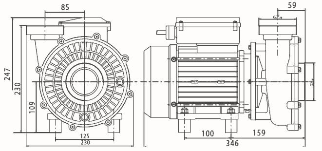 Pompe Solubloc 20 compatible Desjoyaux P25