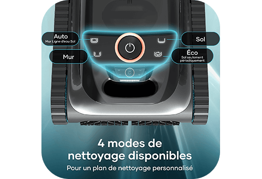 Modes Nettoyage du Robot Scuba S1 pour piscine