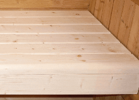 Sauna extérieur Barrel : Bois massif