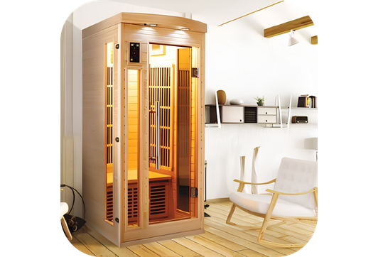 technologie full spectrum quartz du sauna apollon 2 places