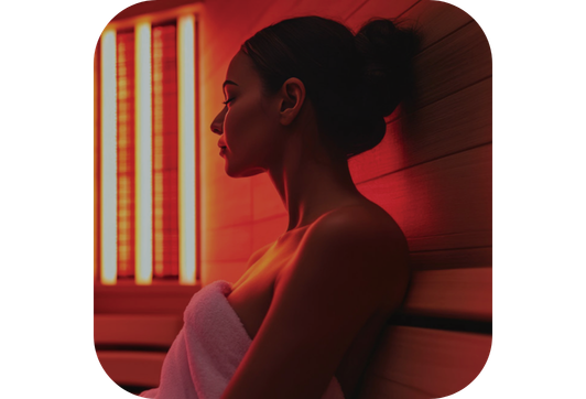 sauna infrarouge sense 2 places angulaire