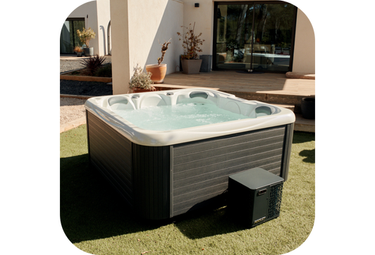 Pack spa rigide Celtic 1 avec pompe à chaleur