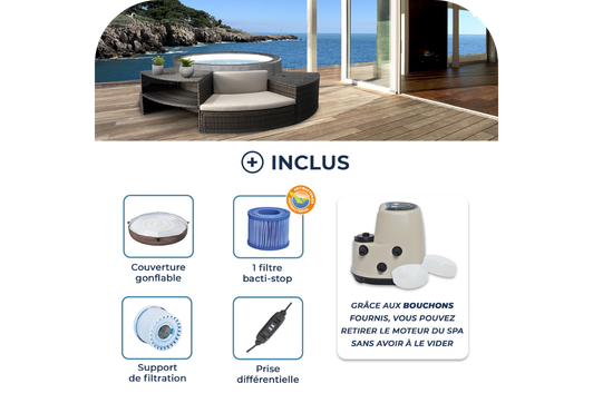 accessoires du spa vita premium netspa