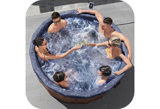 Spa semi-rigide rond Toronto au 180 jets d'air