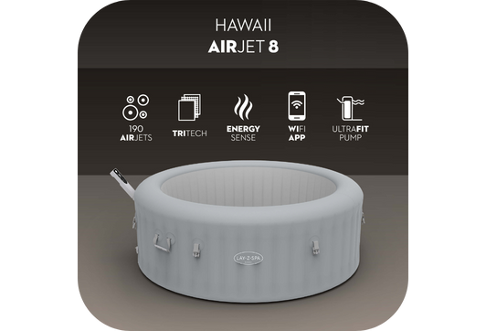 190 jets d’air Spa gonflable rond Hawaii