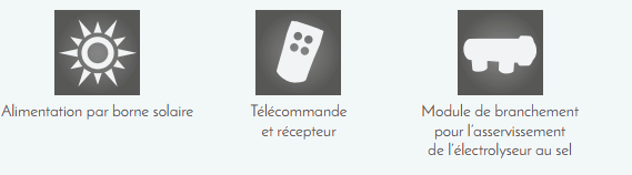 Options volet hors-sol avec banc