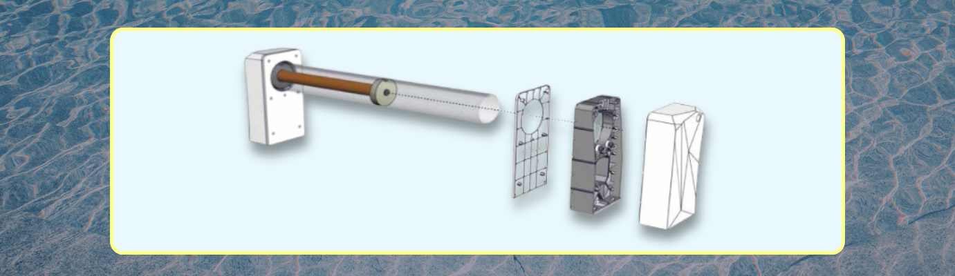 L'axe d'enroulement du volet hors sol ulmo