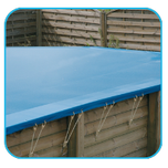 Bâche d'hivernage de sécurité 375 x 200 cm