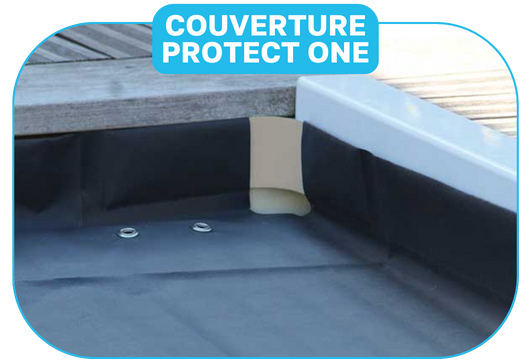 Couverture Protect One pour protéger votre tablier de piscine