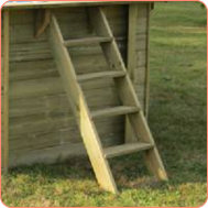 Échelle extérieure bois Échelle extérieure bois