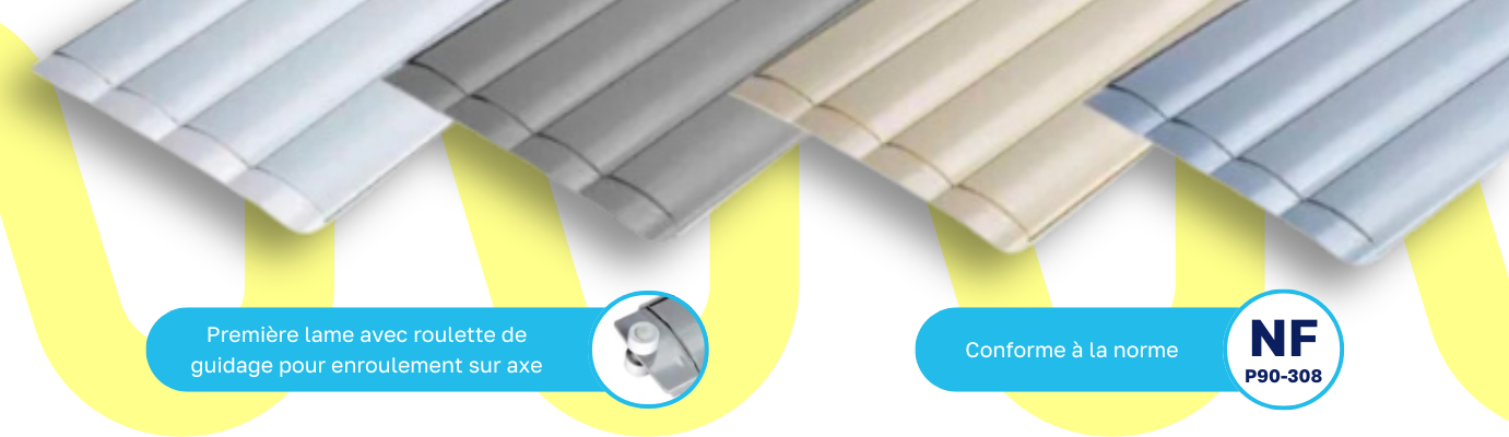 Lames du tablier du volet Ulmo