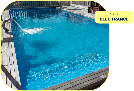 Liner PVC Armé - Coloris Bleu
