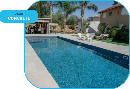 Liner Armé Haogenplast - Couleur Concrete