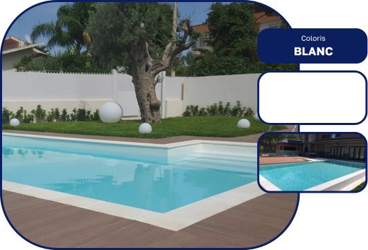 Liner Armé HydroFlex Verni - Blanc