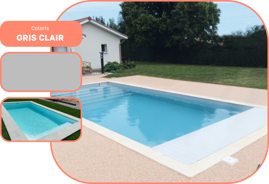 Liner Armé HydroFlex Verni - Gris Clair