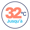 liner compatible jusqu'à 32°c