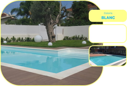 Liner Armé Alkorplan Renolit Standard Uni Non Verni - Blanc