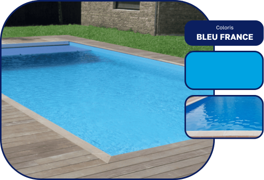 Liner Armé Alkorplan Renolit Standard Uni Non Verni - Bleu France