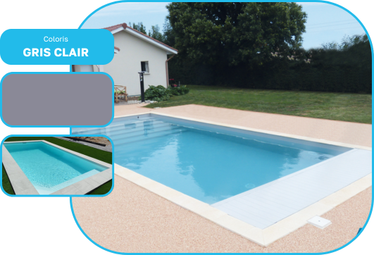 Liner Armé Alkorplan Renolit Standard Uni Non Verni - Gris Clair