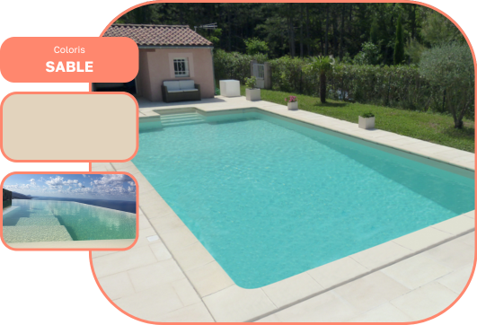 Liner Armé Alkorplan Renolit Standard Uni Non Verni - Sable