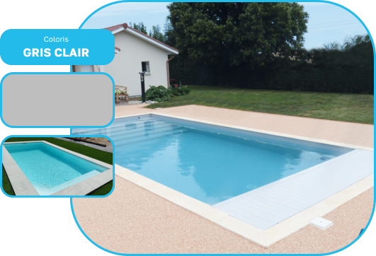 Liner Armé Alkorplan Renolit 2000 Uni Verni - Gris Clair