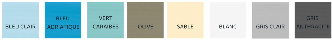 Liner disponible en 8 coloris