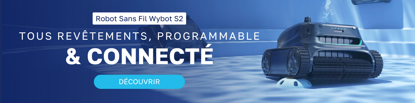 Robot piscine sans fil Wybot S2